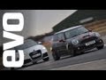 Extreme hot hatches - evo track test with Tiff Needell